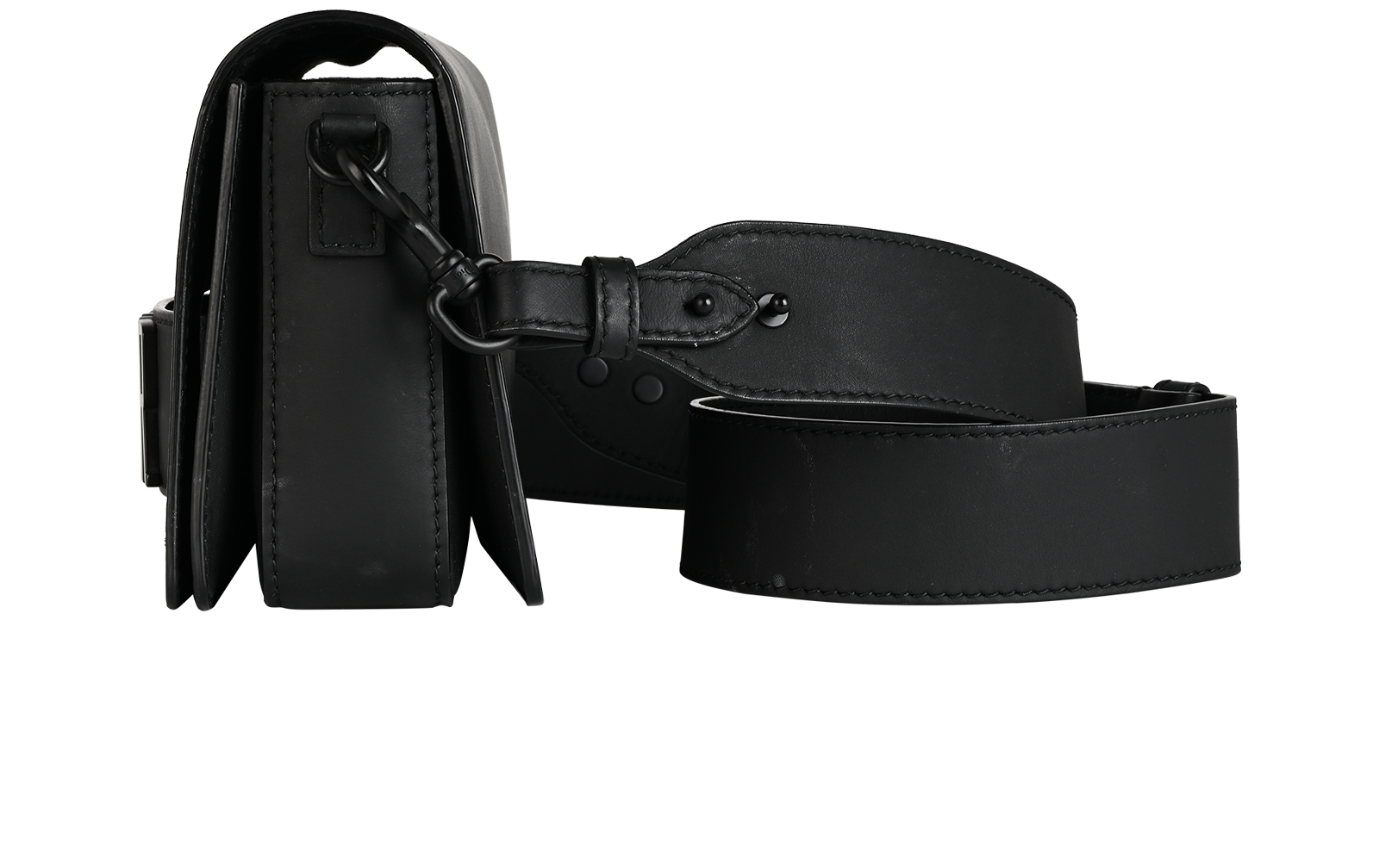 Diorevolution Crossbody, &pound;950, Handbags, Black, Leather, Bottom view